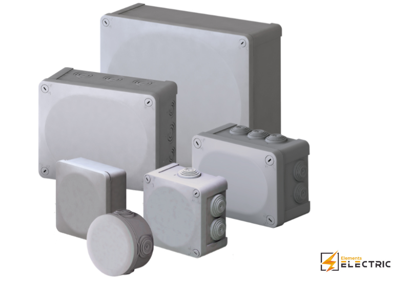 CAJA ESTANCA CON TORNILLOS OMNIUM IP55