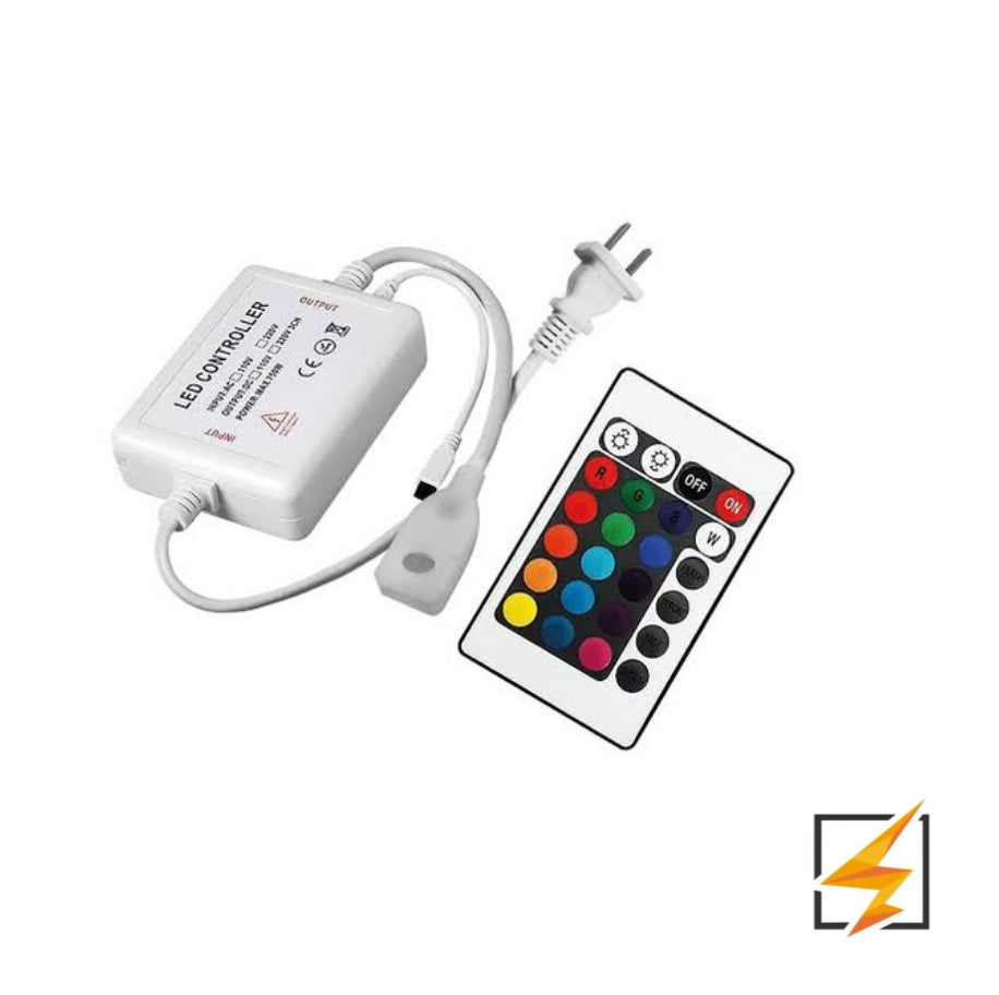 CONTROLADOR PARA MANGUERA RGB CON CONTROL REMOTO EXTERNO WINLED WAC-201