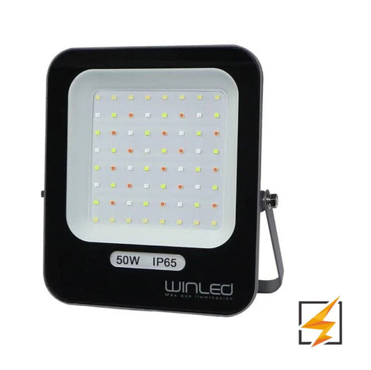 REFLECTOR LED SMD RGB 10W 90-260VCA EXTERIOR IP65 CON CONTROL REMOTO WINLED