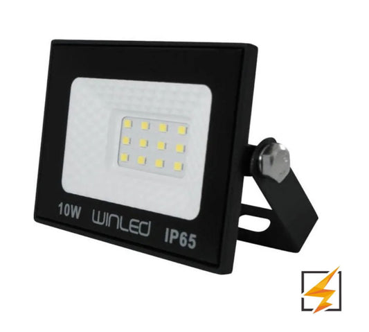 REFLECTOR SLIM LED SMD 10W 90-260VCA BLANCO FRIO EXTERIOR WINLED