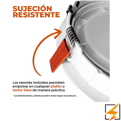 Luminaria Interior Empotrable Plafon Led 12W 100-240V 40K Bucaramanga VII