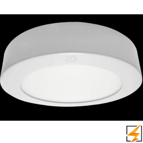 PANEL LED REDONDO SOBREPONER BLANCO FRIO 12W ADO-004