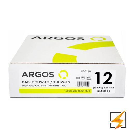 Cable THHW Calibre 12 ARGOS