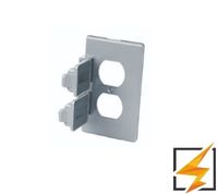 Placa plástica intemperie dúplex