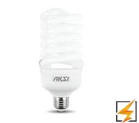Foco ahorrador espiral 23W AKSI Luz Blanca