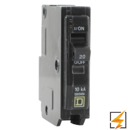 INTERRUPTOR TERMOMAGNETICO 1P 20A ENCHUFABLE QO120 SCHNEIDER ELECTRIC