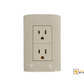 Contacto Duplex con tapa Bticino Modus color Marfil