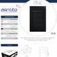 PLACA NEGRA APAGADOR DE 3 INTERRUPTORES 3 VÍAS APL-303
