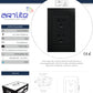 PLACA NEGRA CON CONTACTO DOBLE APL-304