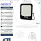 REFLECTOR LED SMD CUADRADO SLIM 150W BLANCO FRÍO ARTLITE ARE-011