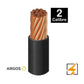 CABLE THW-LS CALIBRE 2 MARCA ARGOS NEGRO