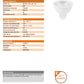 LAMPARA LED MR16 6W 100-240V 3000K GX5.3 TECNOLITE MR16L-LED/001/30