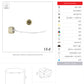 CONECTOR BASE GU10 CERÁMICA CON CABLE (PAR) WAC-006