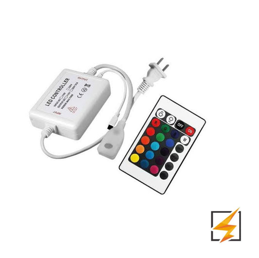 CONTROLADOR PARA MANGUERA RGB CON CONTROL REMOTO EXTERNO WINLED WAC-201