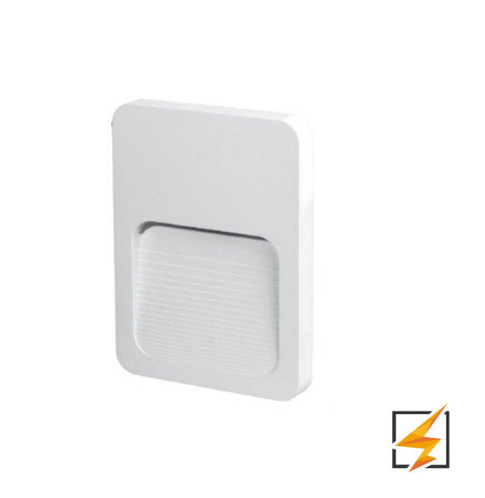 LUMINARIA DE CORTESIA COLOR BLANCO 3W 90-260VCA EXTERIOR IP65 BLANCO CÁLIDO 3000K WINLED WDE-402
