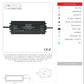 FUENTE DE PODER ULTRA SLIM ALUMINIO CA90-260V A CD12V 100W EXTERIOR IP67 WEL-006