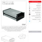 ELIMINADOR DE VOLTAJE CD12V 200W ALUMINIO IMPERMEABLE WINLED WEL-007