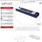 UENTE DE PODER ALUM 300W 90-260VCA A CD24V 12.5A INTERIOR IP20 WINLED WEL-013