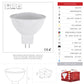 LAMPARA LED SPOT MR16 3W BLANCO CALIDO WLA-013