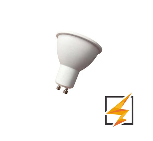 LAMPARA LED SPOT GU10 7W 560LM 100-140VCA INTERIOR IP20 3000K WINLED WLA-017