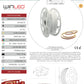 MANGUERA NEON DOBLE LED 2835 25M BLANCO CÁLIDO WINLED WMA-017