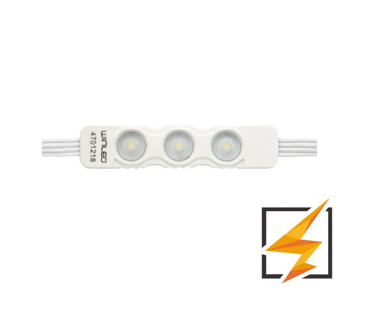 MODULO 3 LEDS SMD2835 110-140VCA 1.6W BLANCO CALIDO WINLED WMO-021