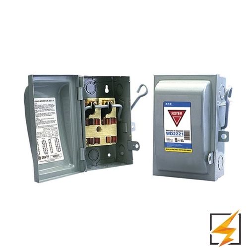 Interruptor de seguridad WD2221 2P 30A 250V | ROYER