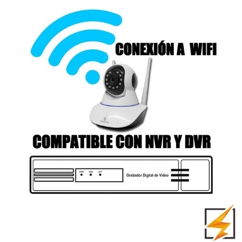 Camara IP Wifi PT HD 720p 1 Megapixel 6702AL