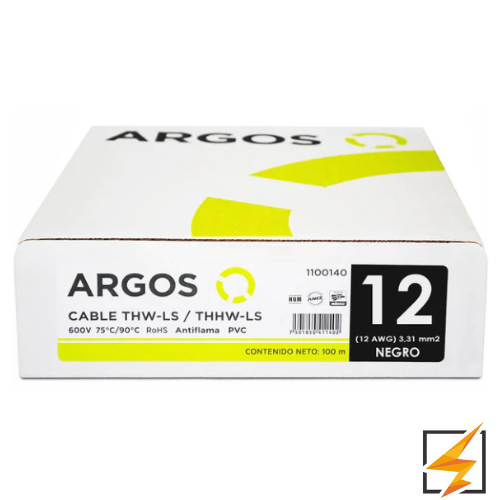 Cable THHW Calibre 12 ARGOS