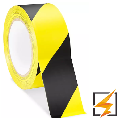 Cinta delimitadora Amarillo Negro 2"