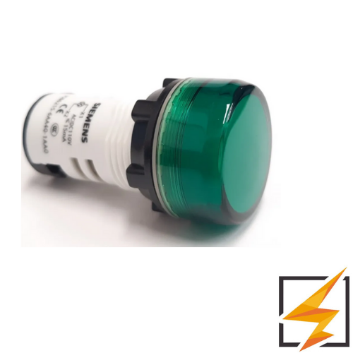 Lampara Indicadora Led Verde 220VCA, Compacta Siemens